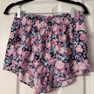 Floral Patterned Shorts